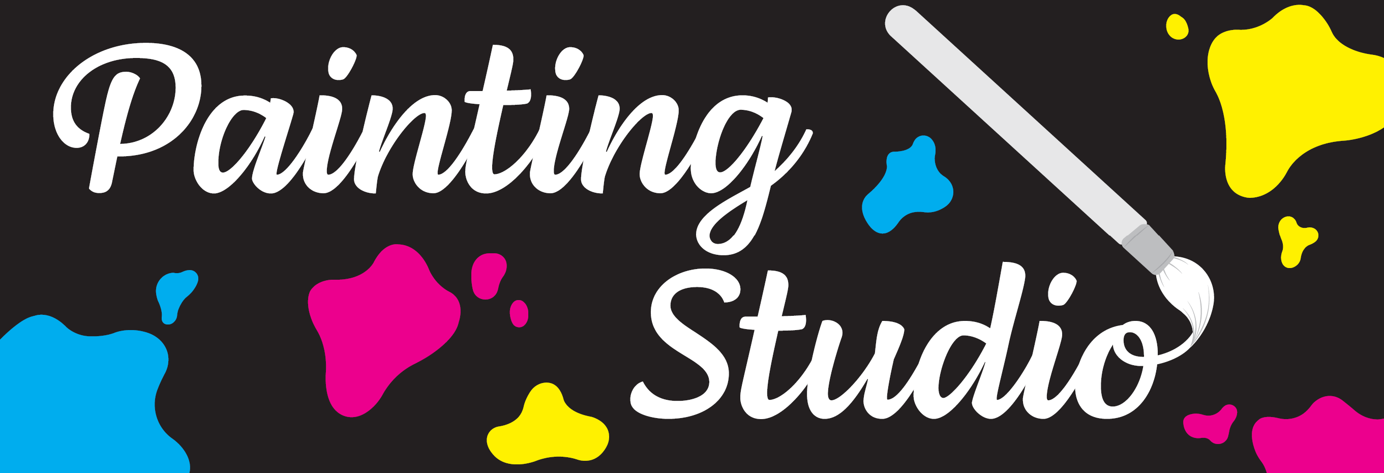 painting studio poster